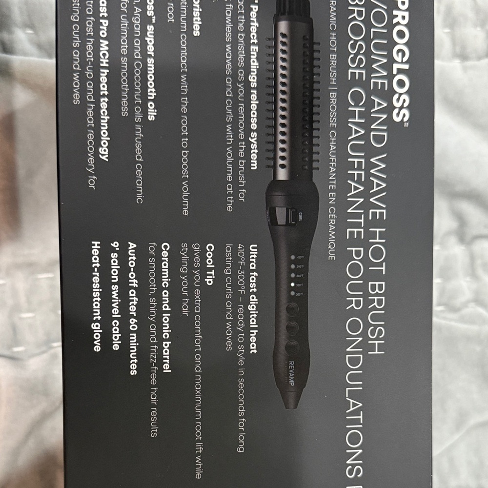 Progloss Volume and Wave Hot Brush - Black - Picture 6 of 9